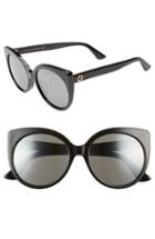 Women's Gucci 57mm Cat Eye Sunglasses -