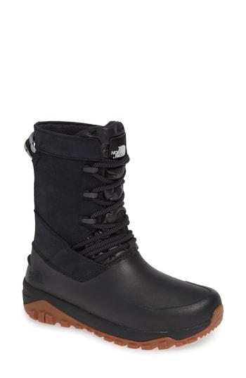 Women's The North Face Yukiona Waterproof Winter Boot .5 M - Black