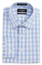 Men's Nordstrom Men's Shop Smartcare(tm) Traditional Fit Plaid Dress Shirt .5 - 32/33 - Yellow