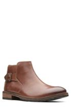 Men's Clarks Clarkdale Remi Ankle Boot .5 M - Brown