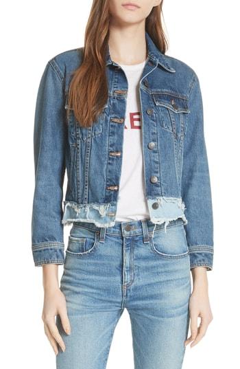 Women's Veronica Beard Marianne Denim Jacket - Blue