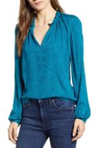 Women's Topshop Wrap Rib Crop Top Us (fits Like 2-4) - Red