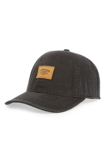 Men's Timberland Sandown Baseball Cap - Black