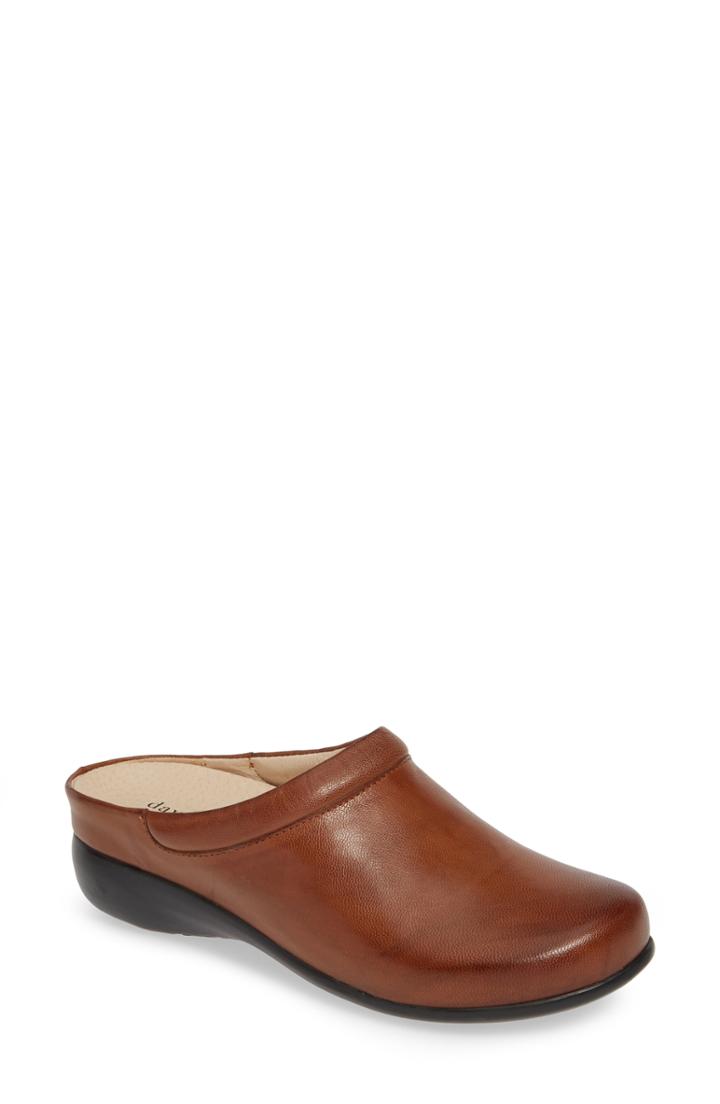 Women's David Tate Win Clog .5 M - Brown