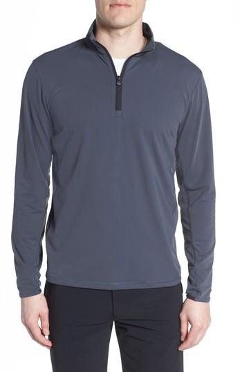 Men's Greyson Tate Quarter Zip Pullover - Grey