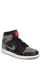 Men's Nike Air Jordan 1 Retro High Top Sneaker .5 M - Black