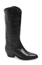 Women's Topshop Devious Western Boots .5us / 36eu - Black
