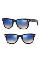 Men's Ray-ban Wayfarer 50mm Mirrored Sunglasses - Black