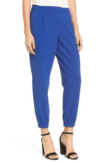 Women's Trouve Stretch Crepe Jogger Pants - Blue