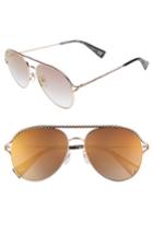 Women's Marc Jacobs 58mm Aviator Sunglasses -