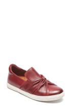 Women's Rockport Cobb Hill Willa Bow Slip-on M - Burgundy