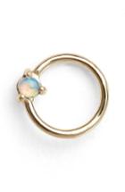 Women's Wwake Small Opal Circle Earrings