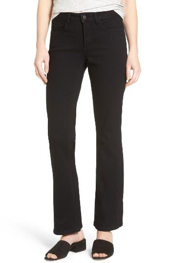 Women's Nydj Barbara Stretch Bootcut Jeans - Black