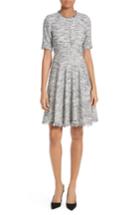 Women's Rebecca Taylor Boucle Tweed Fit & Flare Dress - Black