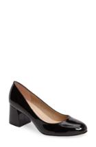 Women's French Sole 'trance' Block Heel Pump M - Black