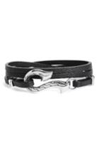 Men's John Hardy Dayak Leather Wrap Bracelet