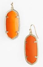 Kendra Scott 'elle' Drop Earrings Orange/