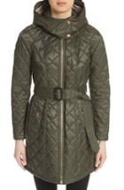 Women's Burberry Baughton Quilted Coat, Size - Beige