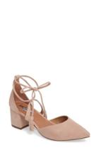 Women's Halogen Iris Lace-up D'orsay Pump M - Pink