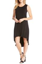 Women's Karen Kane Charlie High/low Stretch Jersey Dress - Black