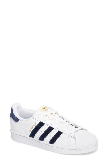 Women's Adidas Superstar Sneaker Women's / 6 Men's M - Blue