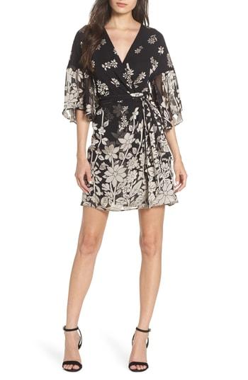 Women's French Connection Elise Satin Faux Wrap Dress