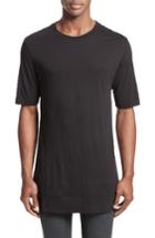 Men's Helmut Lang Cut Hem T-shirt - Black