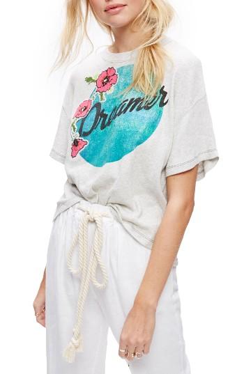 Women's Free People Dreamer Tee - Grey