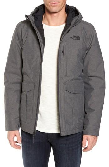 Men's The North Face Cross Boroughs Triclimate Waterproof 3-in-1 Jacket - Grey