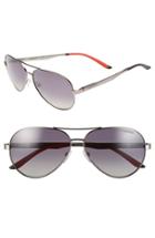Men's Carrera Eyewear 59mm Metal Aviator Sunglasses - Ruthenium/ Grey Gradient