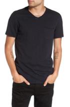 Men's Treasure & Bond Slub V-neck T-shirt, Size - Black