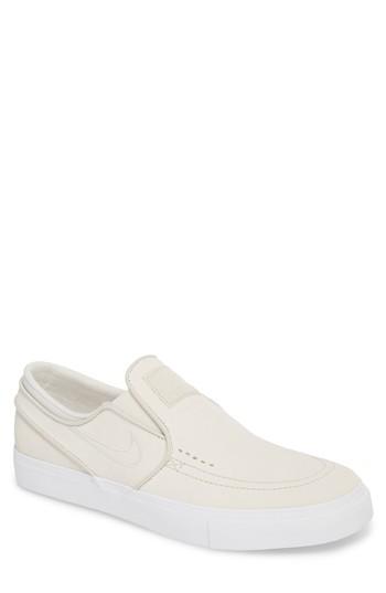 Men's Nike Zoom Stefan Janoski Slip-on .5 M - White
