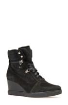 Women's Geox Eleni Wedge Sneaker Us / 37eu - Black