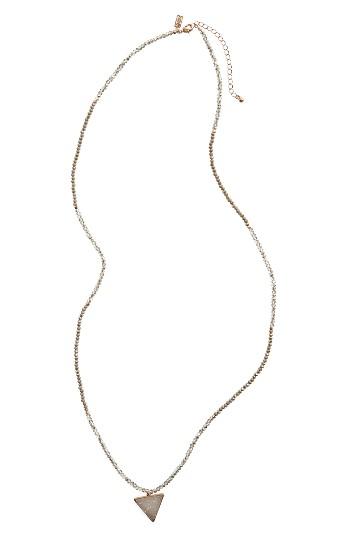 Women's Canvas Jewelry Beaded Pendant Necklace