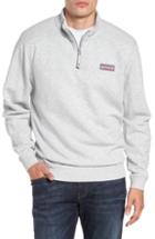 Men's Vineyard Vines Collegiate Half Zip Pullover - Grey