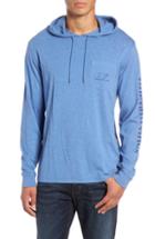 Men's Vineyard Vines Pocket Pullover Hoodie, Size - Blue