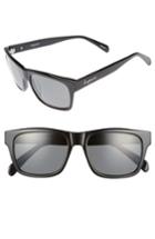 Women's Brightside Wilshire 55mm Polarized Sunglasses - Black/ Grey Polar