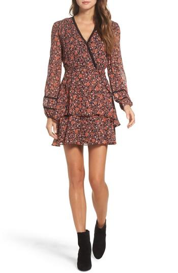 Women's Greylin Haylie Fit & Flare Dress - Red