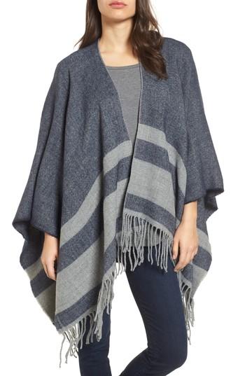 Women's Vince Camuto Stripe Ruana