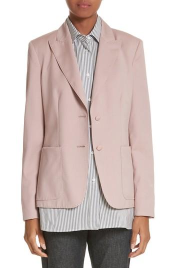 Women's Max Mara Panaro Wool Jacket - Pink