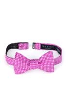 Men's Ted Baker London Picadilly Dot Silk Bow Tie, Size - Pink