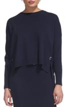 Women's Whistles Tie Side Sweater - Blue