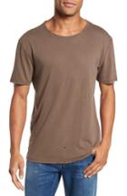 Men's Ag Ramsey Shredded Hem T-shirt, Size - Brown