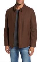 Men's Schott Nyc Liberty Wool Blend Zip Front Jacket