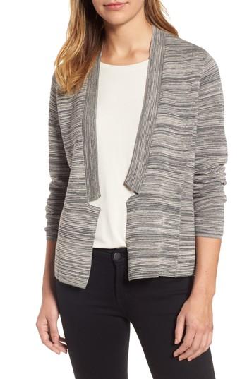 Women's Eileen Fisher Tencel & Organic Cotton Cardigan, Size - Beige