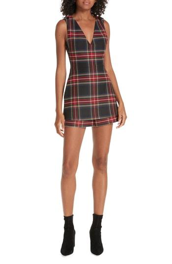 Women's Maje Sleeveless Plaid Romper Us / 42 Fr - Red