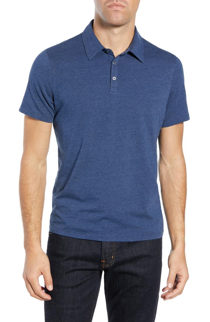 Men's Zachary Prell Cadler Fit Polo Shirt, Size Small - Blue