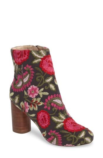 Women's Sole Society Mulholland Embroidered Boot M - Pink