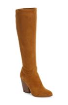 Women's Linea Paolo Elena Knee High Boot .5 M - Beige