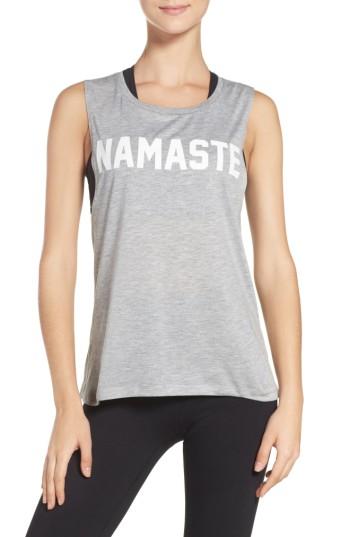 Women's Private Party Namaste Tank - Grey